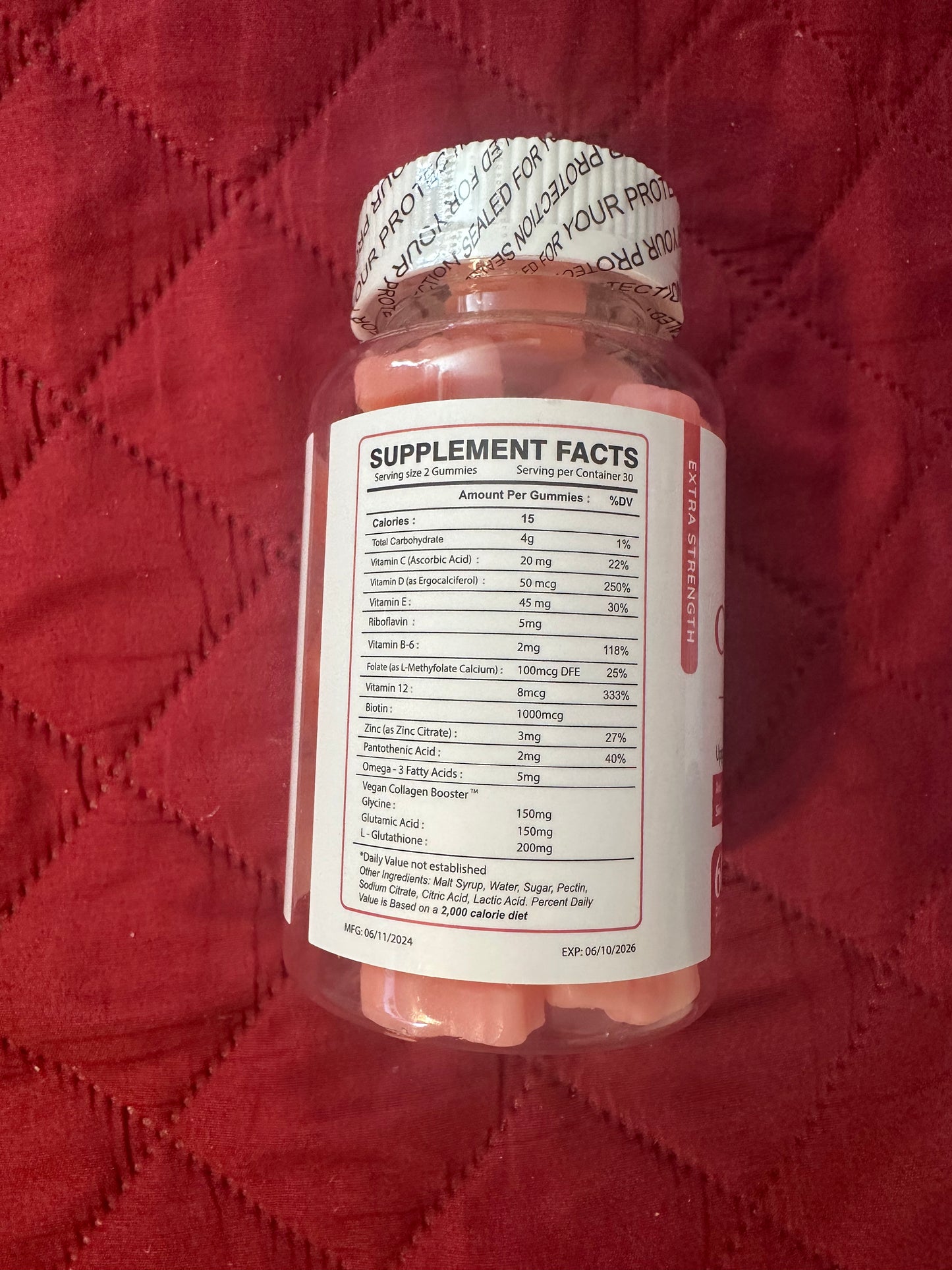 Nature Glow Glutathione Collagen Glow - Strawberry Flavor