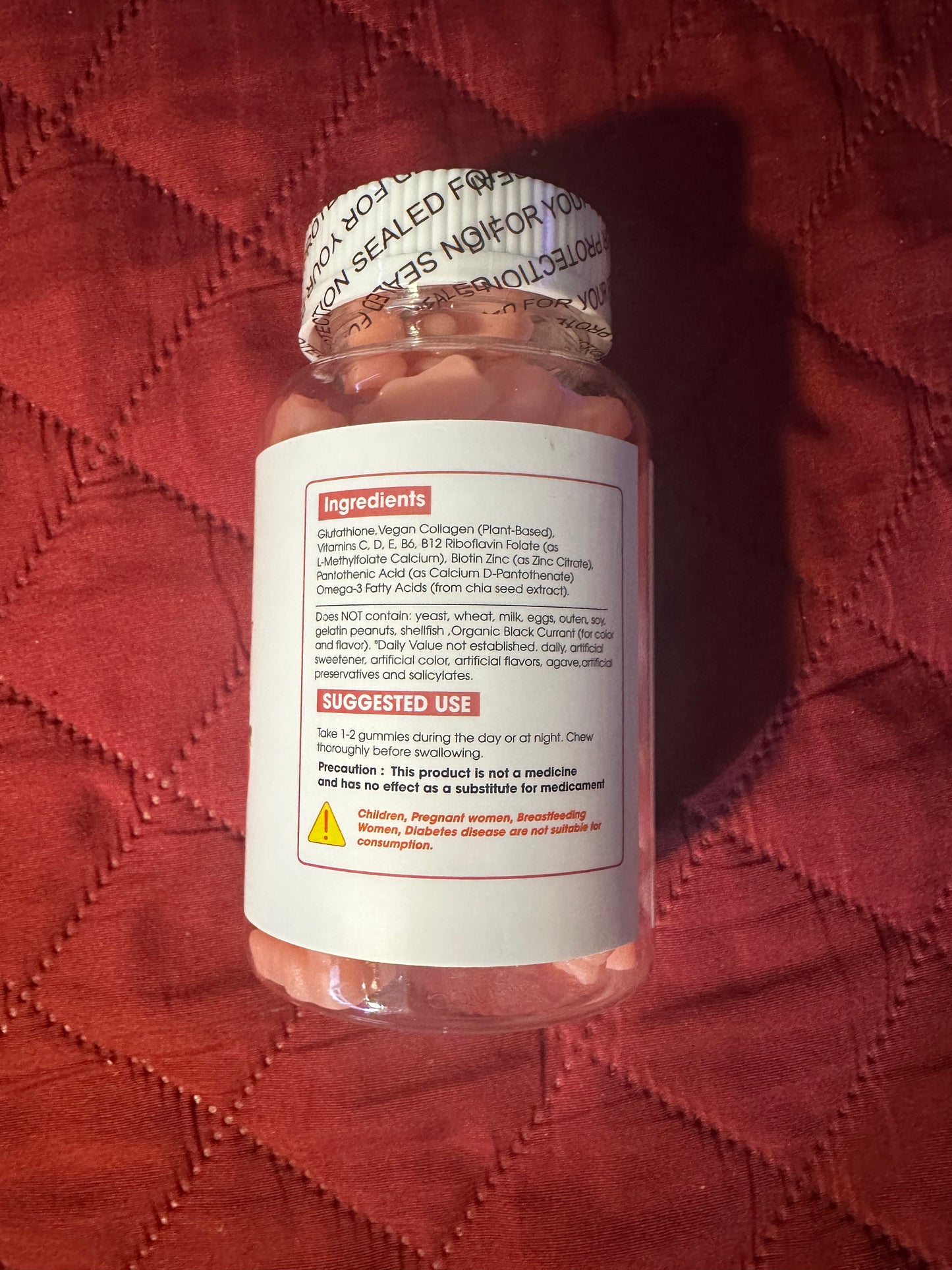 Nature Glow Glutathione Collagen Glow - Strawberry Flavor