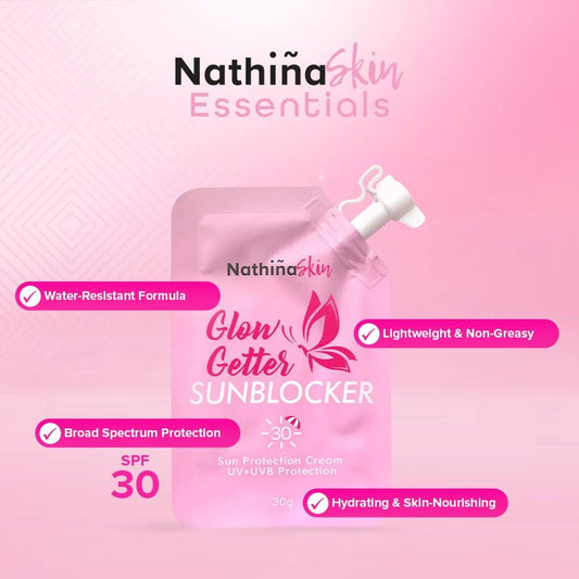 Nathina Glow Getter Sunblocker Cream 30g (SPF 30)