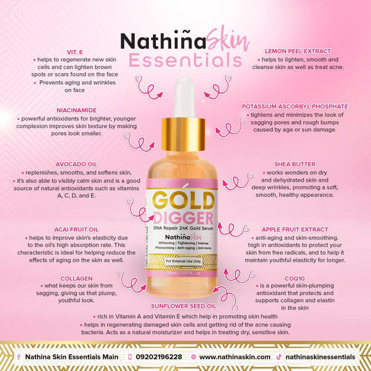 Nathina Gold Digger DNA Repair 24K Gold Serum