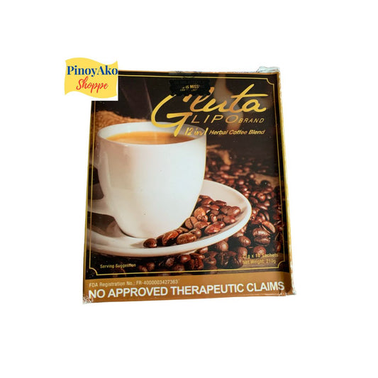 GlutaLipo 12-in-1 Coffee Blend 10sachets