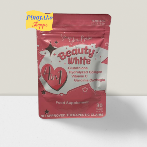 You Glow Babe Beauty White Glutathione Hydrolyzed Collagen 30capsules - New Packaging