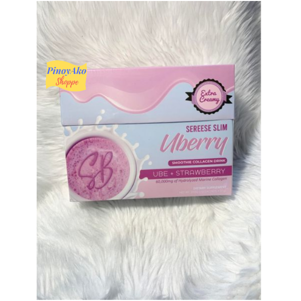 SALE! Sereese Slim Uberry Smoothie Collagen Drink 10 sachets x 21g EXP DATE May 10, 2025