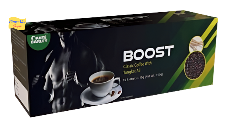 Sante Barley Boost Classic coffee with Tongkat Ali and Organic Barley Grass powder 10sachets