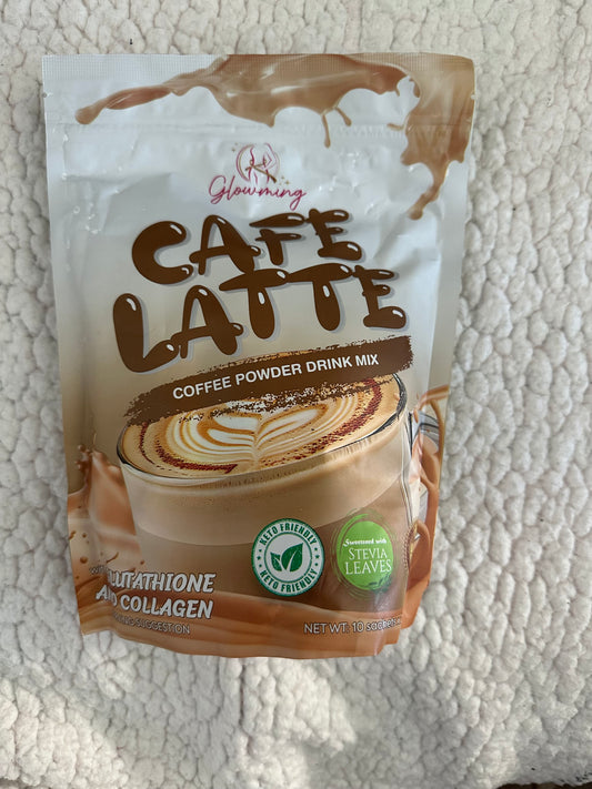 Cris Cosmetics Glowming Cafe Latte Coffee Drink - 20g x 10 Sachets