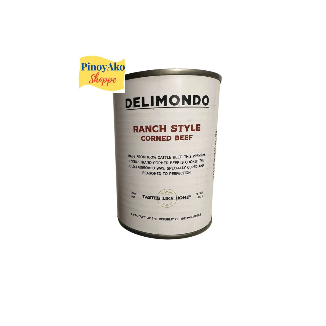 Delimondo Ranch Style Corned Beef 380g – PinoyAko Shoppe LLC