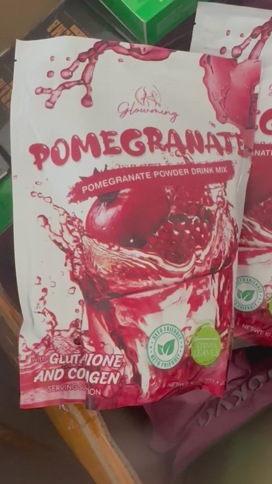 Cris Cosmetics Glowming Pomegranate Powder Mix Drink - 20g x 10 Sachets